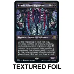 Braids, Arisen Nightmare Textured Foil #329 Card Dominaria United MTG NEW MINT - Image 1