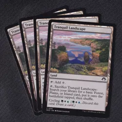 x4 Tranquil Landscape C MTG Modern Horizons 3 NM Regular English - Image 1