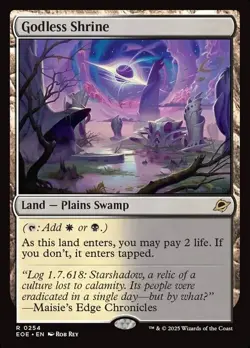 Magic The Gathering MTG GODLESS SHRINE Edge of Eternities NM Near Mint - Image 1