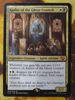 Karlov of the Ghost Council - Commander 2015 (C15) - Lightly Played (LP) - (EN) - Image 1