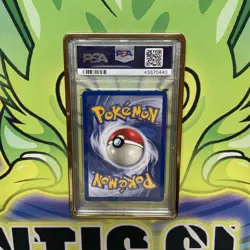 1999 Pokemon Scyther 10/64 Jungle Holo 1st Edition PSA 10 Minor Crack* - Image 2