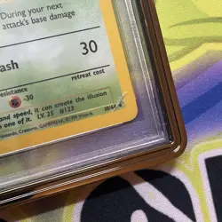 1999 Pokemon Scyther 10/64 Jungle Holo 1st Edition PSA 10 Minor Crack* - Image 3