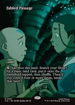 Fabled Passage x1 Borderless Avatar Last Airbender TLE NM MTG - Image 1