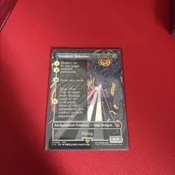 MTG - Summon: Bahamut - Borderless - Final Fantasy - FIN 0356 - NM - Image 1