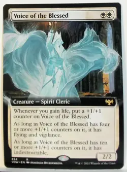 Voice of the Blessed (Extended Art) Innistrad: Crimson Vow NM Regular MTG - Image 1