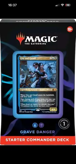 MTG: Grave Danger | Starter Commander Deck | Sealed | Magic The Gathering 195166134536 - Image 1
