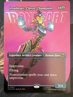 Ironheart, Clever Champion (Borderless) Marvel Super Heroes Foil - Image 1