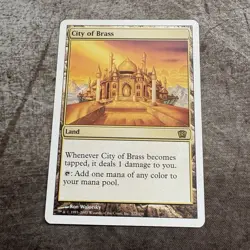 City of Brass - Eighth 8th Edition - MTG Magic the Gathering - LP - Image 1