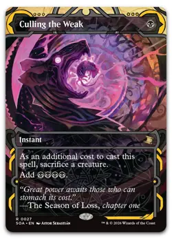 Culling the Weak #27 (NM) Secrets of Strixhaven: Mystical Archive SOA Magic MTG - Image 1