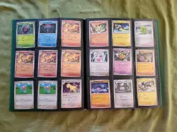 Pokemon 185 English Reverse Holo Pokemon TCG Trading Card Collection With Binder - Image 5