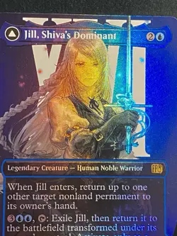 Jill, Shiva’s Dominant Borderless Foil R 0378 Final Fantasy FIN MTG NM+ - Image 4