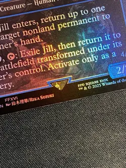 Jill, Shiva’s Dominant Borderless Foil R 0378 Final Fantasy FIN MTG NM+ - Image 5
