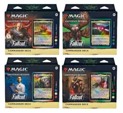 New! Universes Beyond: Fallout Commander Deck Display (Set of 4) - Image 1