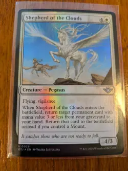MTG Shepherd of the Clouds (FOIL) 0028 Outlaws of Thunder Junction M/NM - Image 1