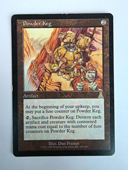 Magic The Gathering Powder Keg Urza's Destiny 136/143 Regular Rare English 1999 - Image 1