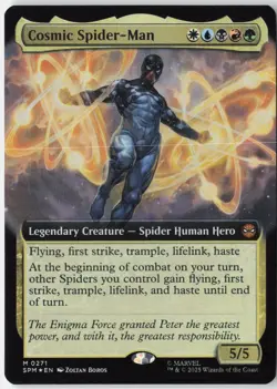 Cosmic Spider-Man (Extended Art) 271 Marvel's Spider-Man MTG Foil NM - Image 1