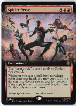 Spider-Verse (Extended Art) 263 Marvel's Spider-Man Magic: The Gathering Foil NM - Image 1