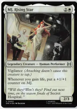 MJ, Rising Star 3 Marvel's Spider-Man: Eternal-Legal MTG Foil NM - Image 1