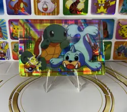 Pokemon Sticker Rare Vintage Vending Machine Holo prism Art Nostalgia Collection - Image 1