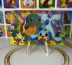 Pokemon Sticker Rare Vintage Vending Machine Holo prism Art Nostalgia Collection - Image 3