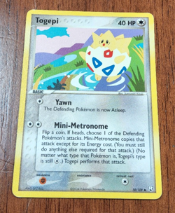 Pokemon TCG Togepi EX Team Rocket Returns 50/109 uncommon 2004 NM - Image 1