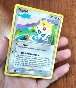 Pokemon TCG Togepi EX Team Rocket Returns 50/109 uncommon 2004 NM - Image 3