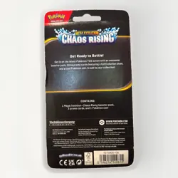 Pokemon Chaos Rising Mega Evolution Blister Booster Pack Flygon Coin - Image 2