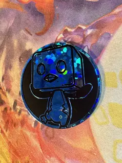 Pokemon Eiscue BUBBLE FOIL HOLO Coin JUMBO Holiday Calender 2022 NEW NEAR MINT - Image 4