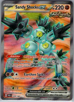 Sandy Shocks ex 228/182 SV04: Paradox Rift - Pokemon Card - NM - Image 1