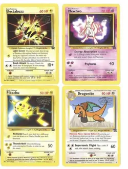 SEALED SET- 4 Pokemon Movie Promo cards: Dragonite, Mewtwo, Pikachu, Electrabuzz - Image 5