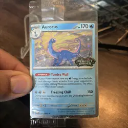 Pokemon TCG Aurorus 024/088 Perfect Order STAMPED Promo Card Holo Sealed English - Image 2