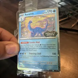 Pokemon TCG Aurorus 024/088 Perfect Order STAMPED Promo Card Holo Sealed English - Image 3