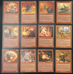 Vintage Magic Lot: 1999-2003 Era 12 RED Cards - NM/LP - Magic The Gathering - Image 1