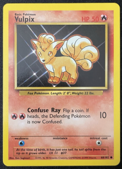 Vulpix Base Set - NM - Vintage WOTC Pokemon Card - Image 1