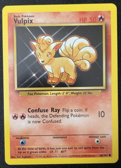 Vulpix Base Set - NM - Vintage WOTC Pokemon Card - Image 2