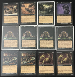 Vintage MTG Lot: 12 RATS Card Lot - NM/LP - Magic The Gathering - Image 1