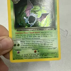Pokemon Dark Golbat Holo TCG Card 7/82 Team Rocket LP - Image 4
