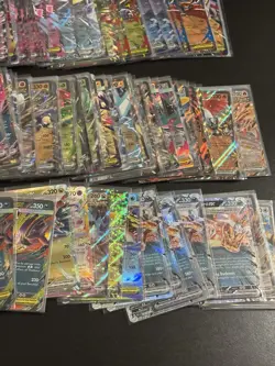 Pokemon TCG 163 Card Lot Of EX Double Rare Pokemon Cards MINT Charizard Gengar - Image 3