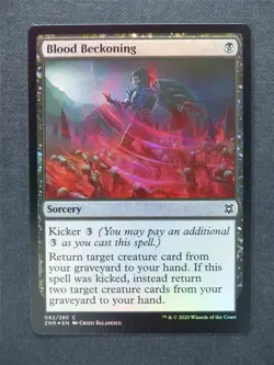 Blood Beckoning Foil - Mtg Magic Cards #O2 - Image 1