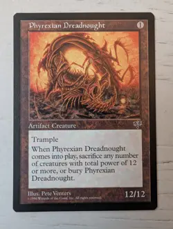 Phyrexian Dreadnought - Mirage - NM / Near Mint - Vintage MTG - Clean Back - Image 1