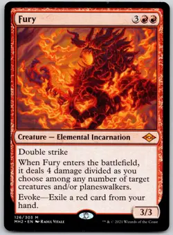 Fury 126 Mythic Modern Horizons 2 Magic: The Gathering Lightly Played - Image 1
