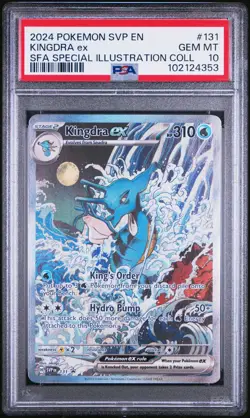 Pokemon - KINGDRA EX - BLACK STAR PROMO - SPECIAL ILLUSTRATION SVP 131 - PSA 10 - Image 1