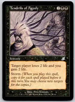 Tendrils of Agony 75 Uncommon Scourge Magic: The Gathering Lightly Played - Image 1