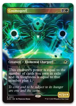 Cosmogoyf (Borderless) #313 (Foil) (NM) Edge of Eternities EOE Magic MTG - Image 1