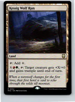 Magic the Gathering Kessig Wolf Run Commander: Modern Horizons 3 MTG Free Ship! - Image 1