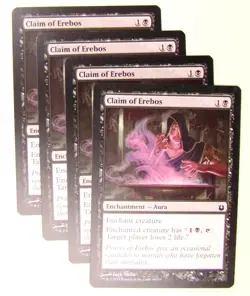 MTG Magic the Gathering Born of the Gods: Claim of Erebos x4 - Image 1