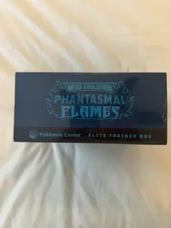 Phantasmal Flames Pokemon Center Exclusive ETB Elite Trainer Box Factory Sealed - Image 3