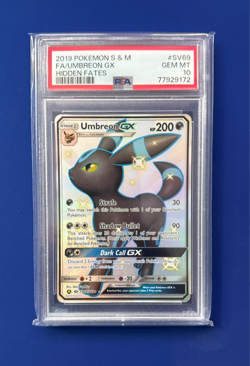 PSA 10 UMBREON GX 2019 POKEMON SUN & MOON HIDDEN FATES SV69 FULL ART - Image 1
