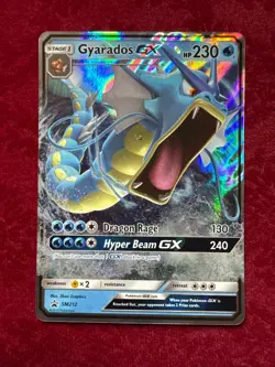 Pokemon TCG Gyarados GX Full Art SM212, Black Star Promo (NM) - Image 1