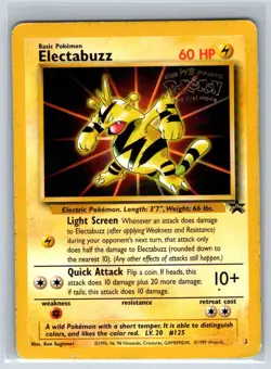 Electabuzz 2 Promo Wizards Black Star Promos Pokemon Moderately Played - Image 1